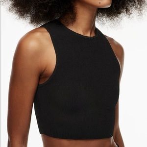 Aritzia, Babaton Sculpt Knit Rory Top in Olive Leaf Green